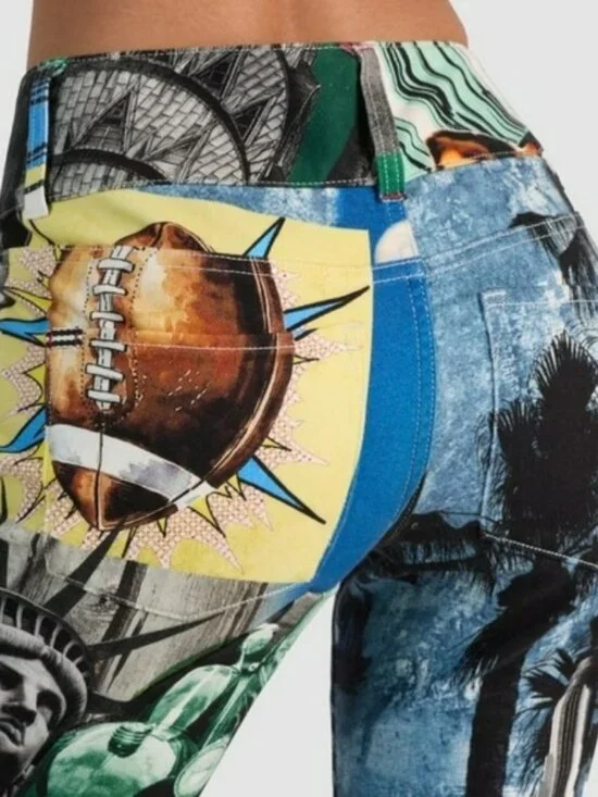 Alice + Olivia KAI LOW RISE PRINTED JEAN - Picture 5 of 15